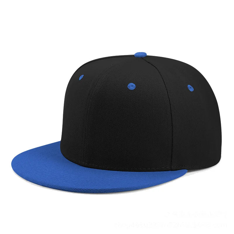 Custom Print Embroidery Logo Flat-brimmed baseball cap Unisex Outdoor Hat Hip Hop Dad Hat Gorras Hombre Street Snapback Hat