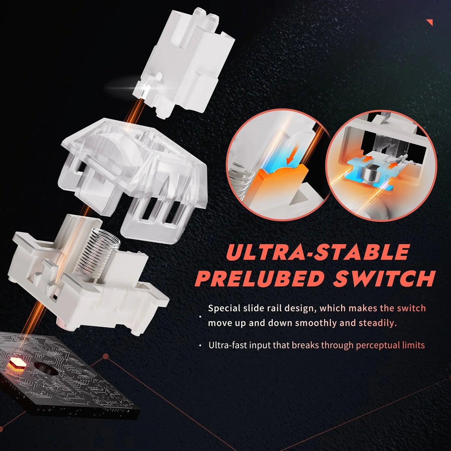 DrunkDeer A75 Pro HE Magnetic Switch Gaming Keyboard Rapid Trigger Wired RGB Mechanical Keyboard Hot-Swap Gasket Mount