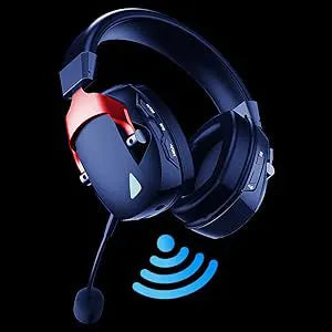 Kabelloses Gaming-Headset mit abnehmbarem Mikrofon mit Geräuschunterdrückung – 2.4G Wireless, Bluetooth 5.3 & kabelgebundene 3.5mm-Gaming-Kopfhörer für PS5, PC, Xbox, Mobilgeräte