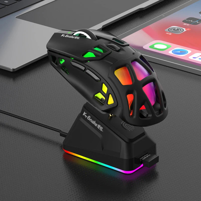 Lenovo X9Pro Tri-Mode Wireless Mouse 2.4G Bluetooth Wired Lightweight Magnetic Charging Dock Desktop Laptop Gaming&Office