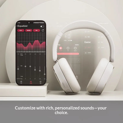 FiiO EH13 Kabellose Bluetooth-ANC-Over-Ear-Kopfhörer – HiFi-LDAC-Gaming-Headset mit Geräuschunterdrückung, tiefem Bass & langer Akkulaufzeit