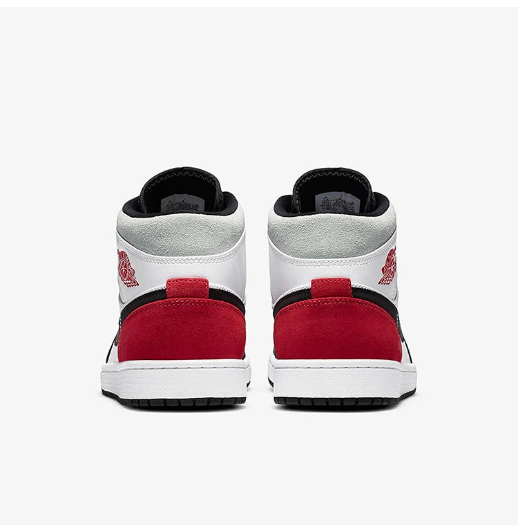 Nike Air Jordan 1 AJ1 originali da uomo, scarpe da basket sportive mid top ammortizzate 852542-100