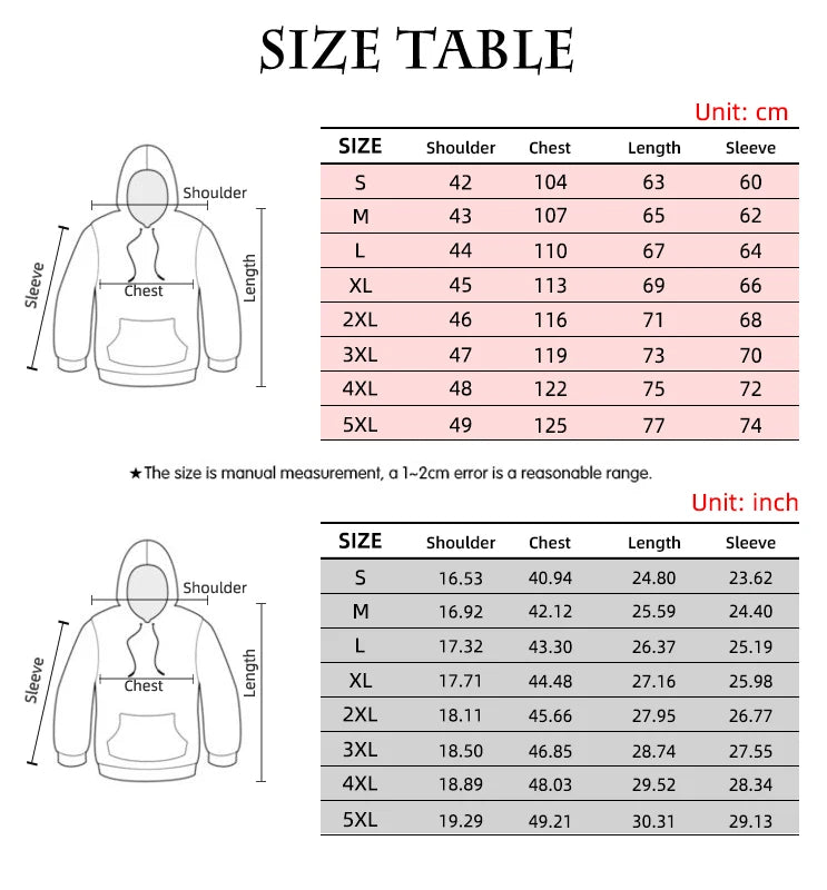 Knight Templar Mens Hoodie Sweatshirt 3d Printed Men Women Casual Hooded Sweatshirts Pullover Hip Hop Harajuku Streetwear Tops, guide des tailles