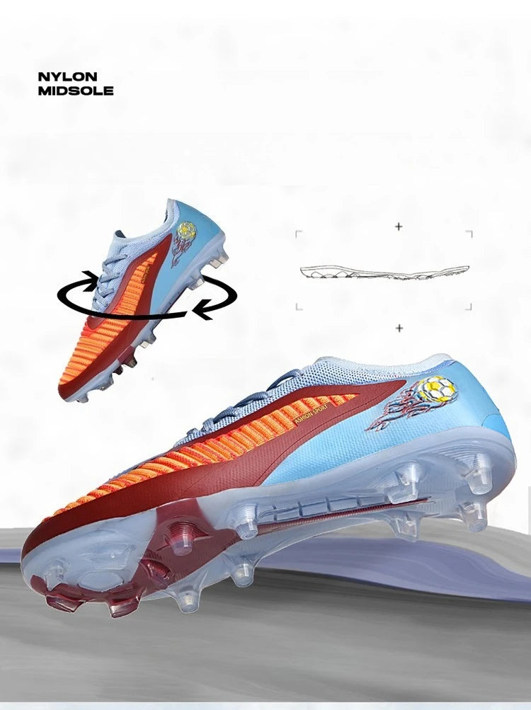 Nuove scarpe da calcio professionali da uomo, alta qualità, scarpe da soccer rapide, tacchetti society, scarpe professionali per campo da calcio, sneaker basse