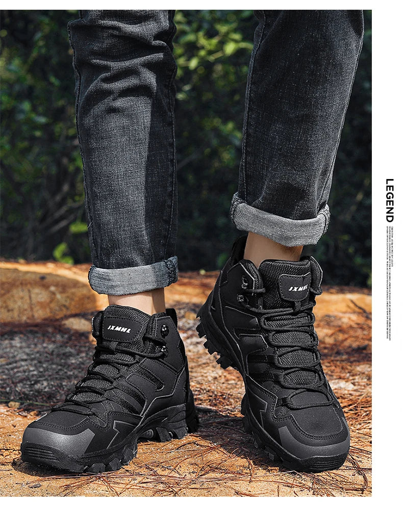 Sapatos de caminhada unissexo, sapatos desportivos para caminhadas ao ar livre, botas de campismo, sapatos impermeáveis de caminhada para senhora, sapatos de caminhada antiderrapantes