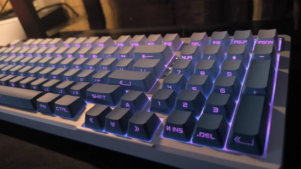 Gradient Keycaps Side Printed PBT Double Shot OEM Profile Keycap For Cherry MX Switch Mechanical Keyboard ISO Enter Key Caps DIY
