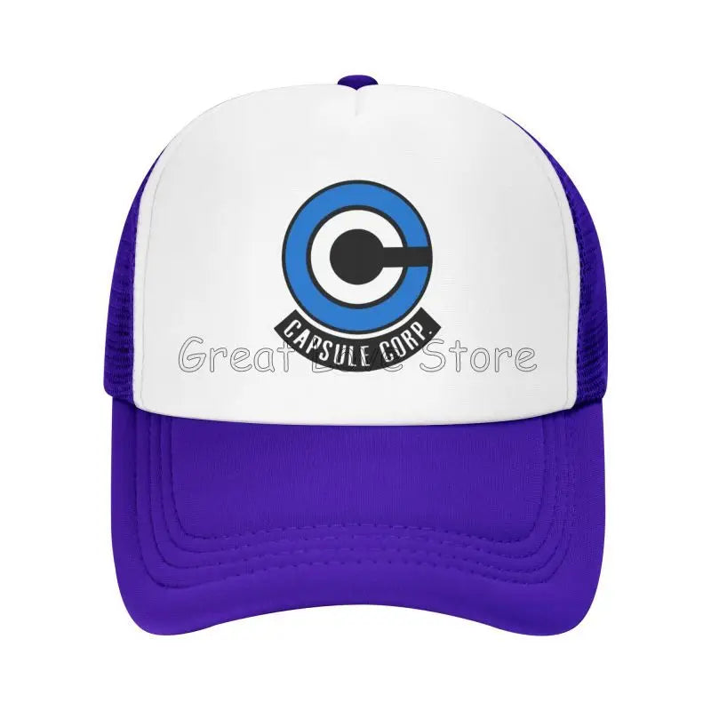Capsule Corp – czapki baseballowe z siateczką, unisex, czapki typu „trucker” w stylu hip-hopowym, czapki „dad hat” z motywami anime DBZ, czapki wyścigowe z regulacją, letnie czapki typu „trucker” i czapki typu „snapback”