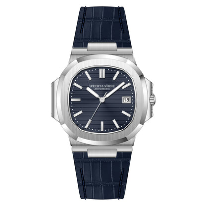 Specht&Sohne 2025 Nuovo Orologio Classico di Lusso da Uomo Automatico in Acciaio Inossidabile con Zaffiro 8215, Orologio da Polso Meccanico