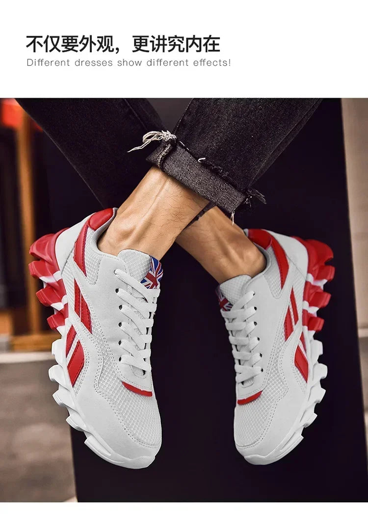 Brand Trend Μέγεθος 46 47 48 Ανδρικά Ανθεκτικά στη Φθορά Αθλητικά Παπούτσια Fitness με Απορρόφηση Κραδασμών και Χοντρή Σόλα, Αναπνεύσιμα Παπούτσια Τρεξίματος Εξωτερικού Χώρου για Άνδρες