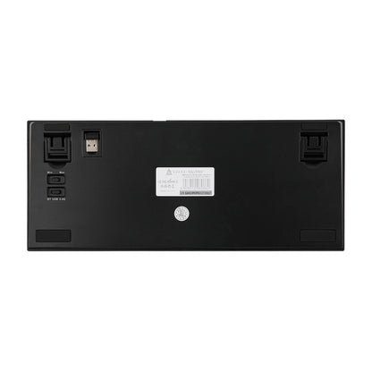 Teclado mecânico Ajazz AK820 Pro 75% com montagem gasket, Bluetooth 5.1/2.4G sem fios/com fios e ecrã TFT para Mac/Win