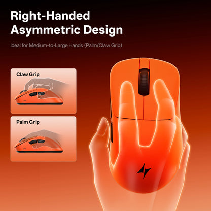 ATK Blazing Sky Z1 V2 Ultimate bezdrátová myš PAW3950 Ultra Dual 8K herní myš ergonomická, vlastní vývoj, pro střední až velkou ruku
