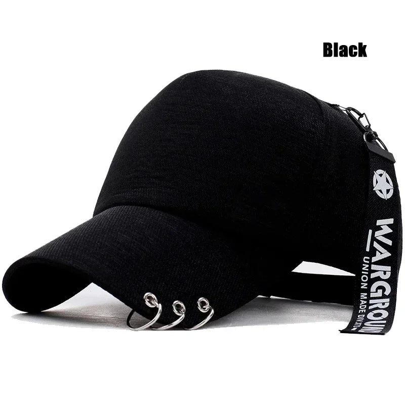 Personalisierte Baseballcap aus Metall mit klassischem Schirmdesign, leicht und atmungsaktiv! Vier Farben zur Auswahl