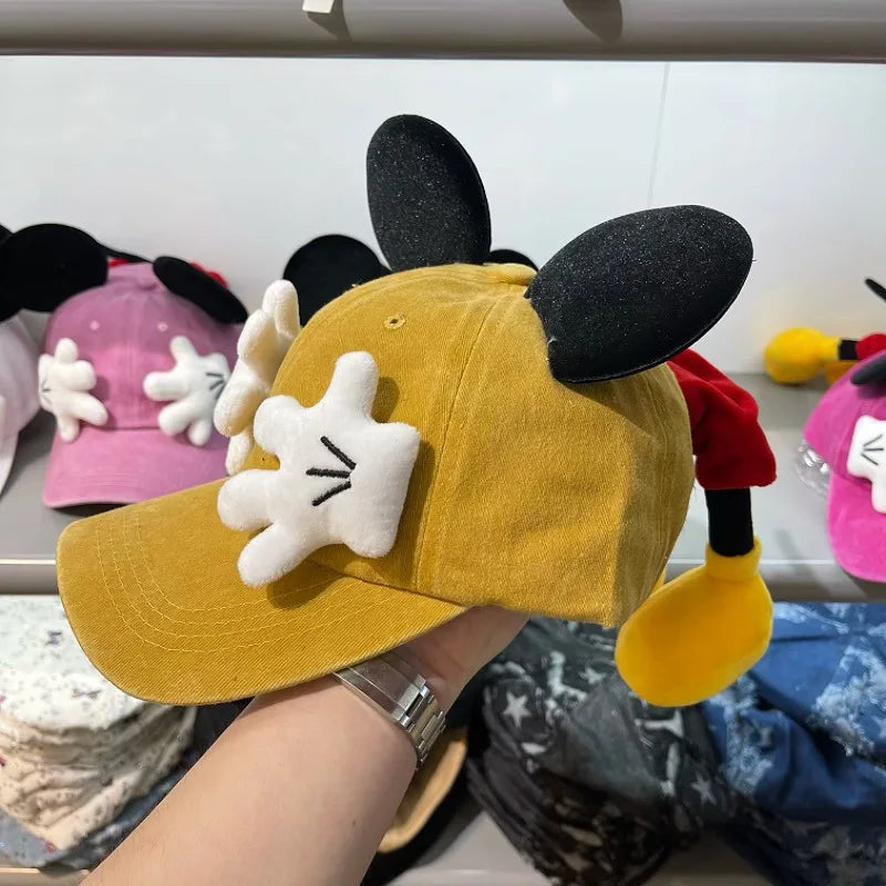 Cute Cartoon Mouse Ears Baseball Cap for Girls Anime Duckbill Sunscreen Sunshade Fashion Trend Y2K Style Outdoor Hat
