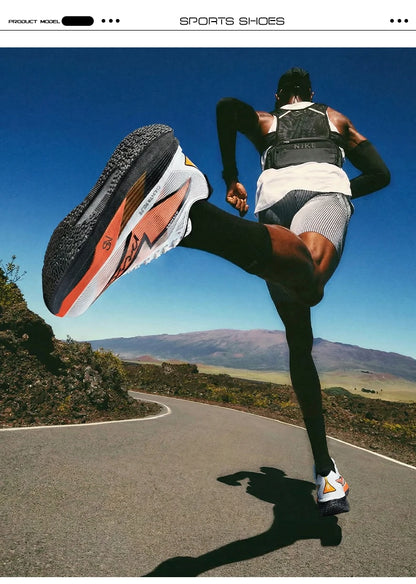Laufschuhe für Herren, Carbonplatte, spezialisiert für Marathon und Sport, atmungsaktiv, leicht, komfortable rutschfeste Chunta-Sneaker für Damen
