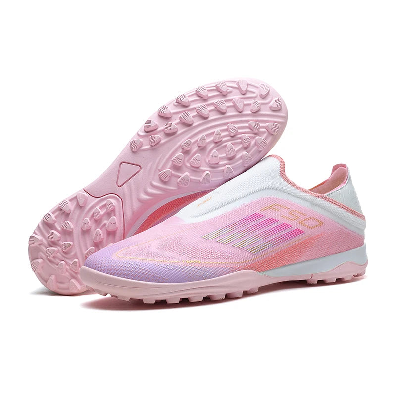 Men's Soccer Shoes Training Football Boots Indoor Sneakers TF Long Spikes Match Futsal Ultralight Breathable Cleats Drop Shipping