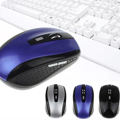 2.4GHz Wireless Mouse, Optical Mice with USB Receiver, Gamer 6 Buttons Mouse for Computer, PC, Laptop Accessories