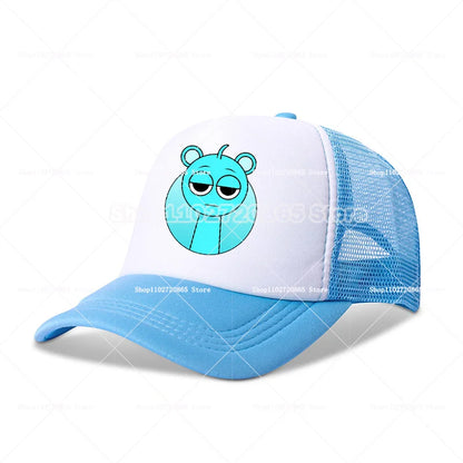 Sprunkis Baseball Cap Simple Fashion Sport Casual Headwear Popular Game Anime Figure Hats Summer Sunscreen Sun Hat Birthday Gift