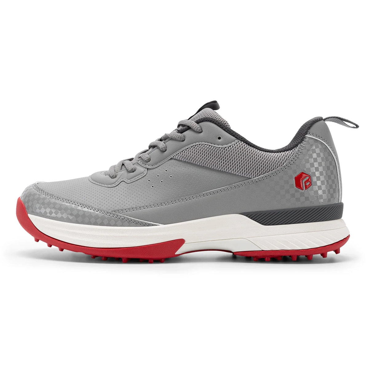 FitVille Wide Design Men's Golf Shoes Professional Outdoor Water Resistant Anti-slip Sport Shoes for Course with Spikes