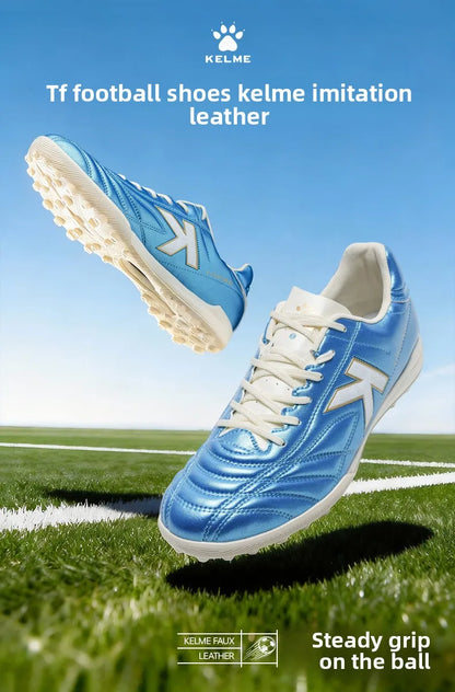 Kelme Men's TF Football Boots, Soccer Cleats for Youth, Artificial and Natural Grass, Professional Match Training Turf Shoes with Short Studs