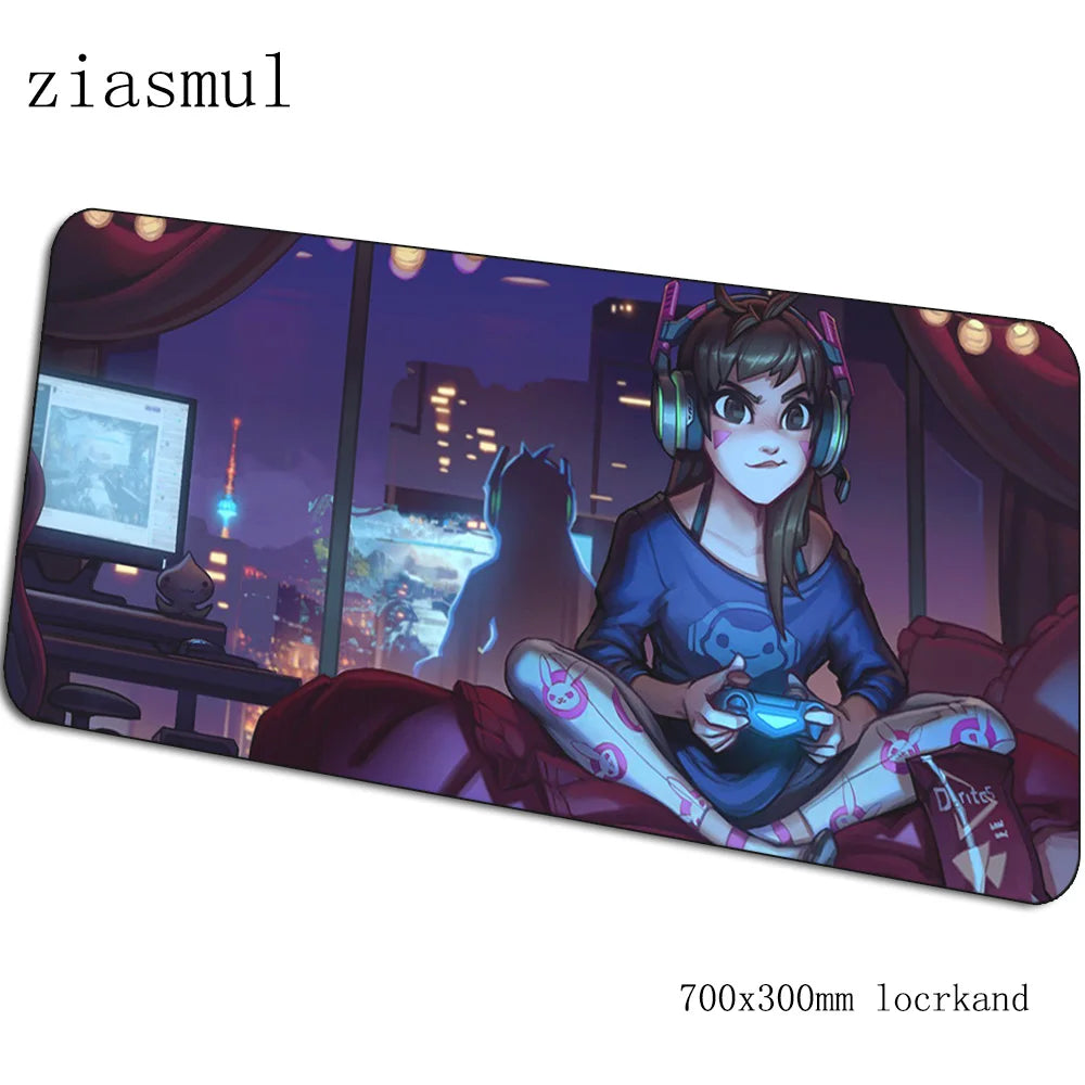DVA Gamer-Mauspad 70x30cm XL Gaming-Mauspad PC-Notebook-Schreibtischmatte, süßes Padmouse für Spiele, Weihnachtsgeschenke für Gamer, Gamer-Matten, Gamepad