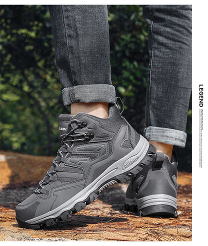 Sapatos de caminhada unissexo, sapatos desportivos para caminhadas ao ar livre, botas de campismo, sapatos impermeáveis de caminhada para senhora, sapatos de caminhada antiderrapantes