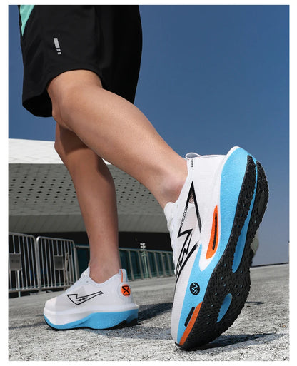 Running Shoes Carbon Board Speciality Marathon Men Sports Breathable Lightweight Women's Comfortable Nonskid Chunta Sneakers