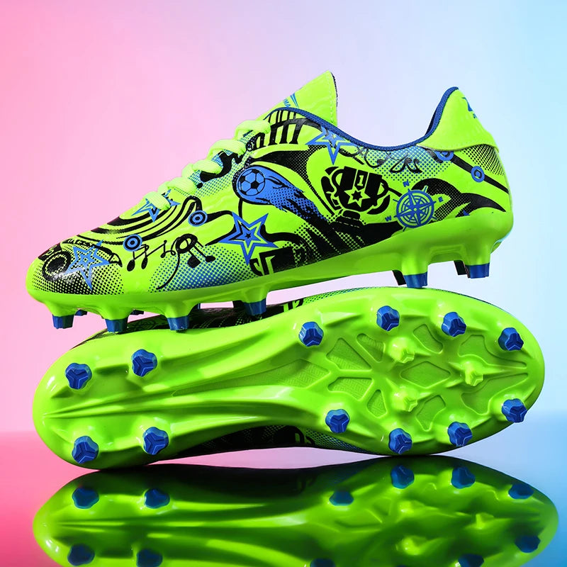 New Men’s Soccer Shoes Boys Original Football Shoes TF/AG Indoor Professional Football Field Boots Society Cleats Sneakers Non-Slip