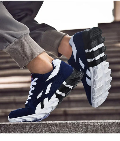 Brand Trend Μέγεθος 46 47 48 Ανδρικά Ανθεκτικά στη Φθορά Αθλητικά Παπούτσια Fitness με Απορρόφηση Κραδασμών και Χοντρή Σόλα, Αναπνεύσιμα Παπούτσια Τρεξίματος Εξωτερικού Χώρου για Άνδρες