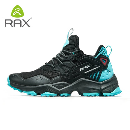 RAX Running Shoes Men&Women Outdoor Sport Shoes Breathable Lightweight Sneakers Air Mesh Upper Anti-slip Natural Rubber Outsole