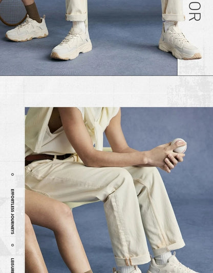 Xtep Casual Shoes 2025 Spring And Summer Lightweight Sports Shoes Thick Sole Fashionable Street Style Sneakers 875319320004