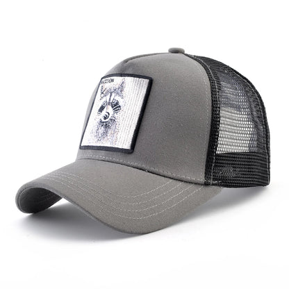 Spring Summer Baseball Cap With Lion Embroidery Patch Snapback Trucker Caps Men Women Drake Baseball Hats Four Season Sun Hat