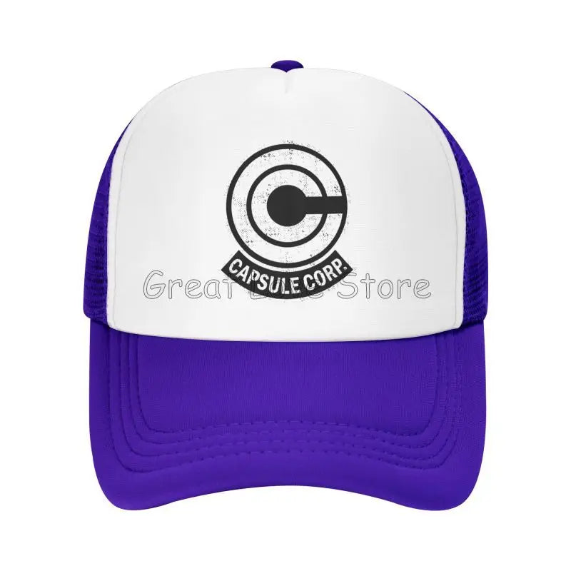 Capsule Corp – czapki baseballowe z siateczką, unisex, czapki typu „trucker” w stylu hip-hopowym, czapki „dad hat” z motywami anime DBZ, czapki wyścigowe z regulacją, letnie czapki typu „trucker” i czapki typu „snapback”