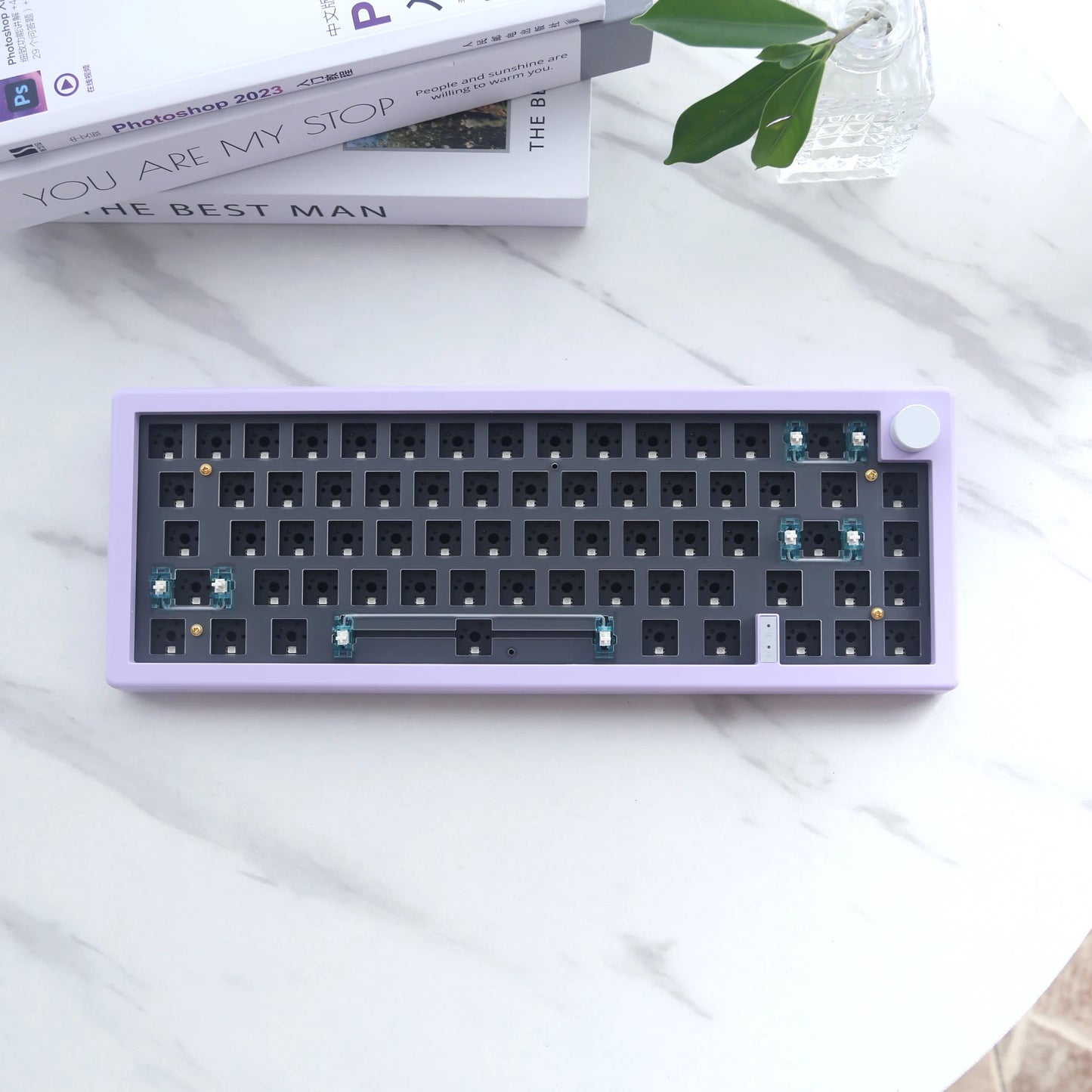 Kit de teclado mecânico personalizado GMK67 65% Gasket Bluetooth 2.4G sem fios hot-swappable com retroiluminação RGB