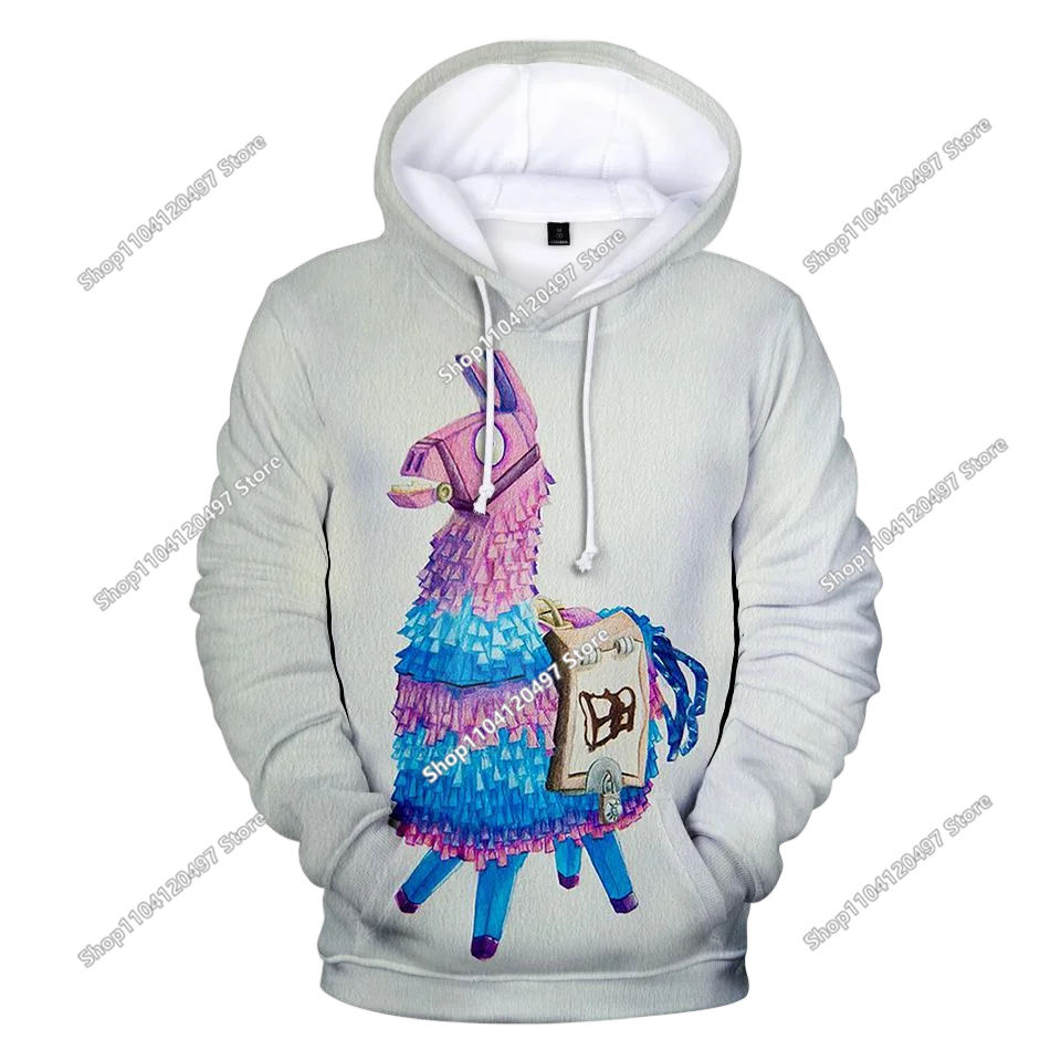 Fortnite Casual Pullover Hooded Sweatshirt Clothes Girls From 2 To 14 Years Children's Clothing Battle Royale Pullover Hoodies