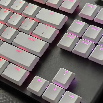 G915 913 TKL G815 G813 strukturierte, rutschfeste, transparente, hintergrundbeleuchtete Tastenkappe, geeignet für Logitech mechanische Tastaturen