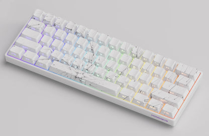 Teclado Mecânico Akko MonsGeek FUN60 com Switch Magnético, 60%, Teclado Gaming, Rapid Trigger 0.01mm, 8K, ARGB, HE/TMR, Teclado Personalizado