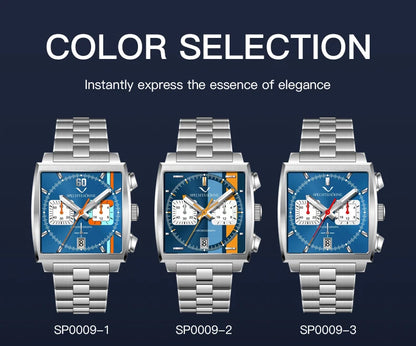 Specht & Söhne New Hot Watches Men Luxury Brand Male Japan VK64 Chronograph Trendy Sport Wristwatch Waterproof