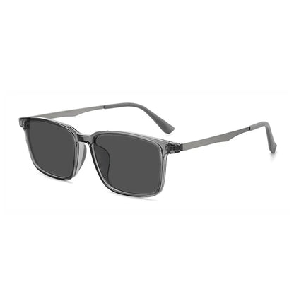 LOERHUNAR High Quality Square Frame TR90 Pure Titanium Myopia Sunglasses for Men Woman UV400 Sunshade Driving Fishing Sunglasses