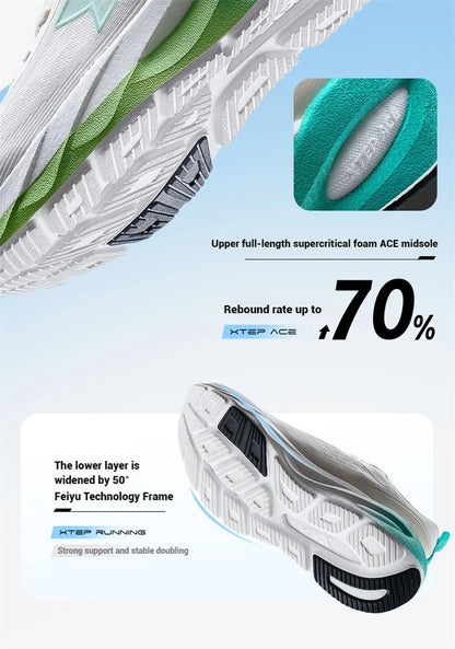 Xtep Lingbu 2.0 Ανδρικά Παπούτσια Τρεξίματος 2025 Spring ACE Support Feather Foam Αθλητικά Παπούτσια Stability Advanced Sneakers 875119110001