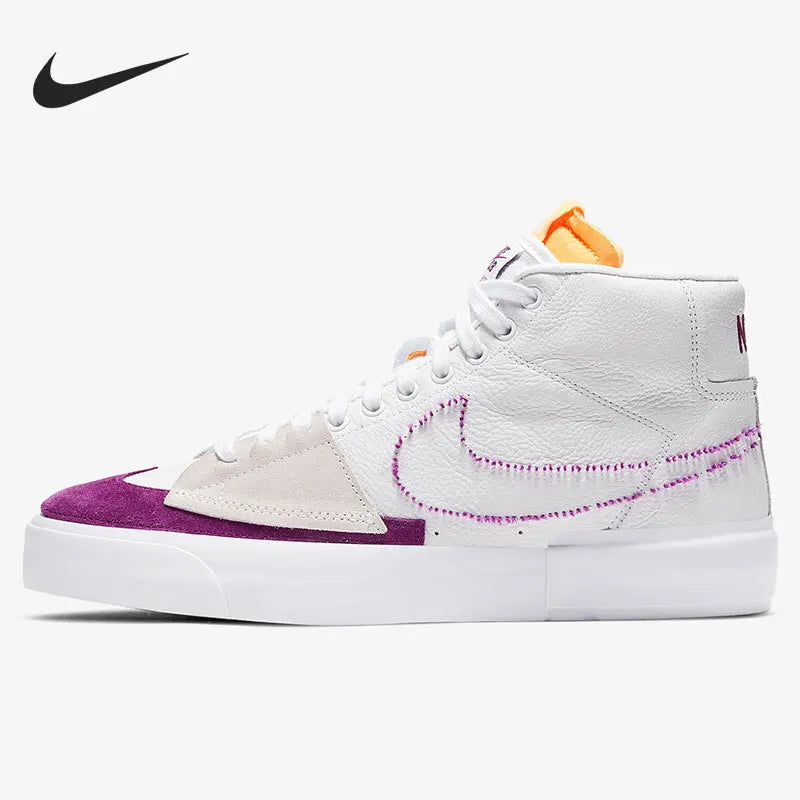 Originální pánské a dámské skateboardové boty Nike SB BLAZER ZOOM s polovou výškou DA2189-100
