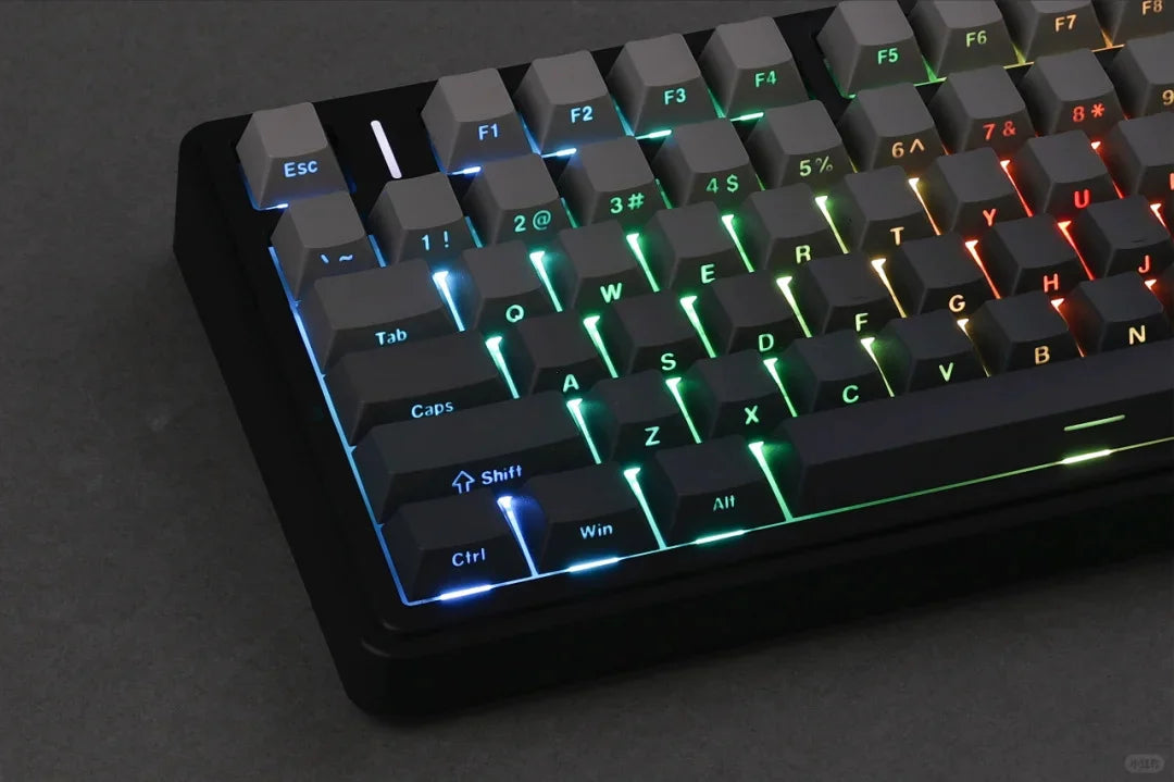 AULA F75 Pro Teclado mecánico gaming inalámbrico con montaje gasket, RGB personalizable, distribución 75% y teclas PBT con grabado lateral