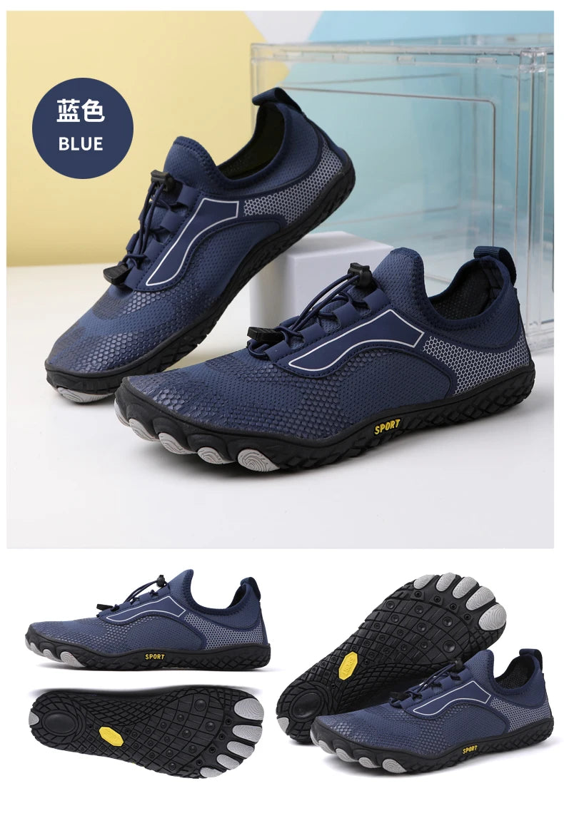 36-48# Gym Footwear Unisex Seaside Aqua Shoes Couples Vacation Beach Game Wading Shoes Men Squat Fitness Shoes Women Yoga Shoes