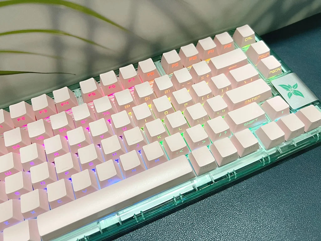 Keycaps retroiluminadas com gravação lateral, 131 teclas, para teclado mecânico Cherry MX Switch, perfil OEM, ABS, keycaps personalizadas DIY