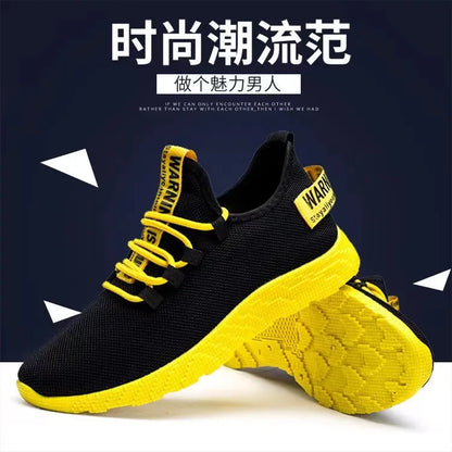 Pánské tenisky, ležérní, lehké, síťované, sportovní boty, letní, outdoorové, s měkkou podrážkou, prodyšné, pohodlné, módní, trendy běžecké boty