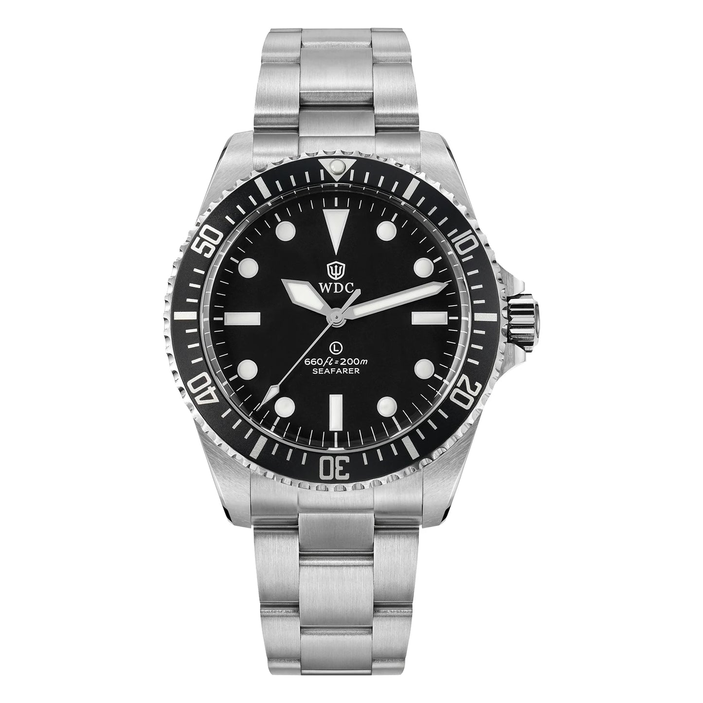 Watchdives WD5513Q Watch VH31 Sweep Second Movement Stainless Steel Sapphire Crystal Business Wristwatch Vintage Watches