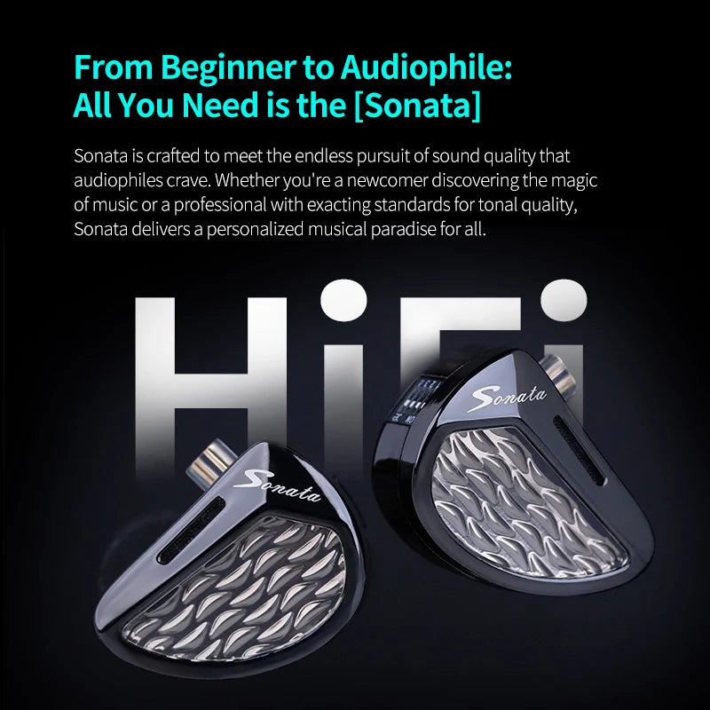 KZ Sonata 28BA Units Upgraded HIFI Headphones On-ear tunable balanced armature unit Wired gaming headphones