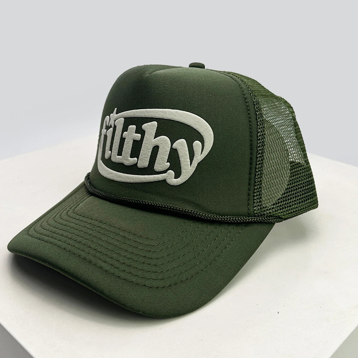 New Unisex Color Block filthy Letters Baseball Hats Sunshade Color Block Breathable Personal Trucker Caps Versatile Mesh Fashion