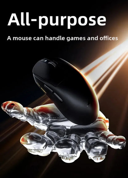 Rato Gaming Bluetooth Sem Fios ATK Dragonfly A9, Design Ergonómico, Resposta Rápida, PAW3950 Ultra, 800mAh, Leve, 8KHz, eSports