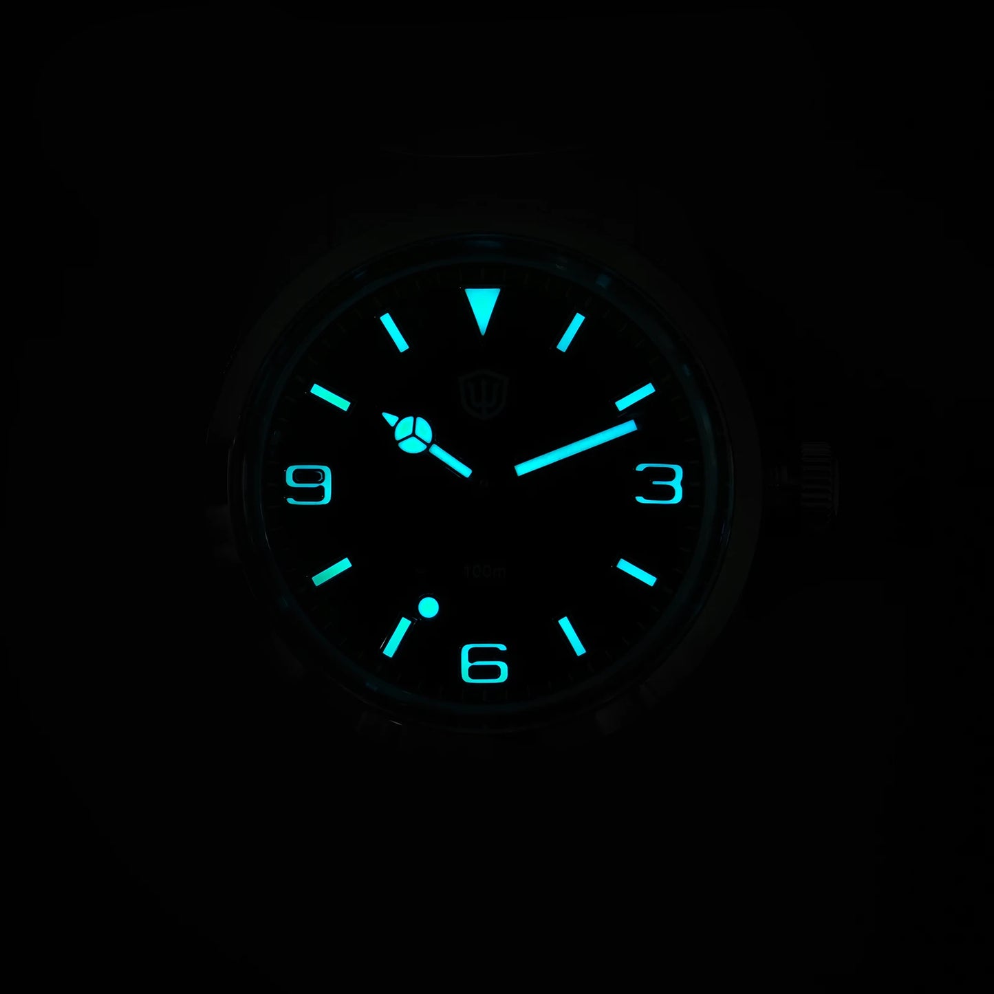 Watchdives WD1016 V3 37mm Watch VH31 Sweep Movement Stainless Steel Watches Luxury Sapphire 100m Waterproof Men Watch Box Gift