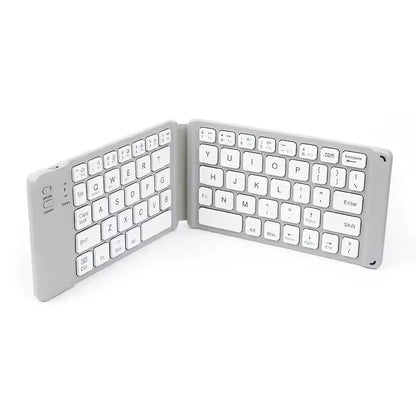Teclado Bluetooth sem fios dobrável e recarregável para iPad, telemóvel, tablet, notebook e escritório — mini teclado sem fios